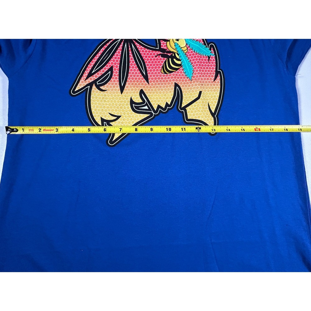 TICAL Exclusive Edition Bee Graphic Method Man Wu-Tang Shirt Blue Size M - Picture 6 of 8